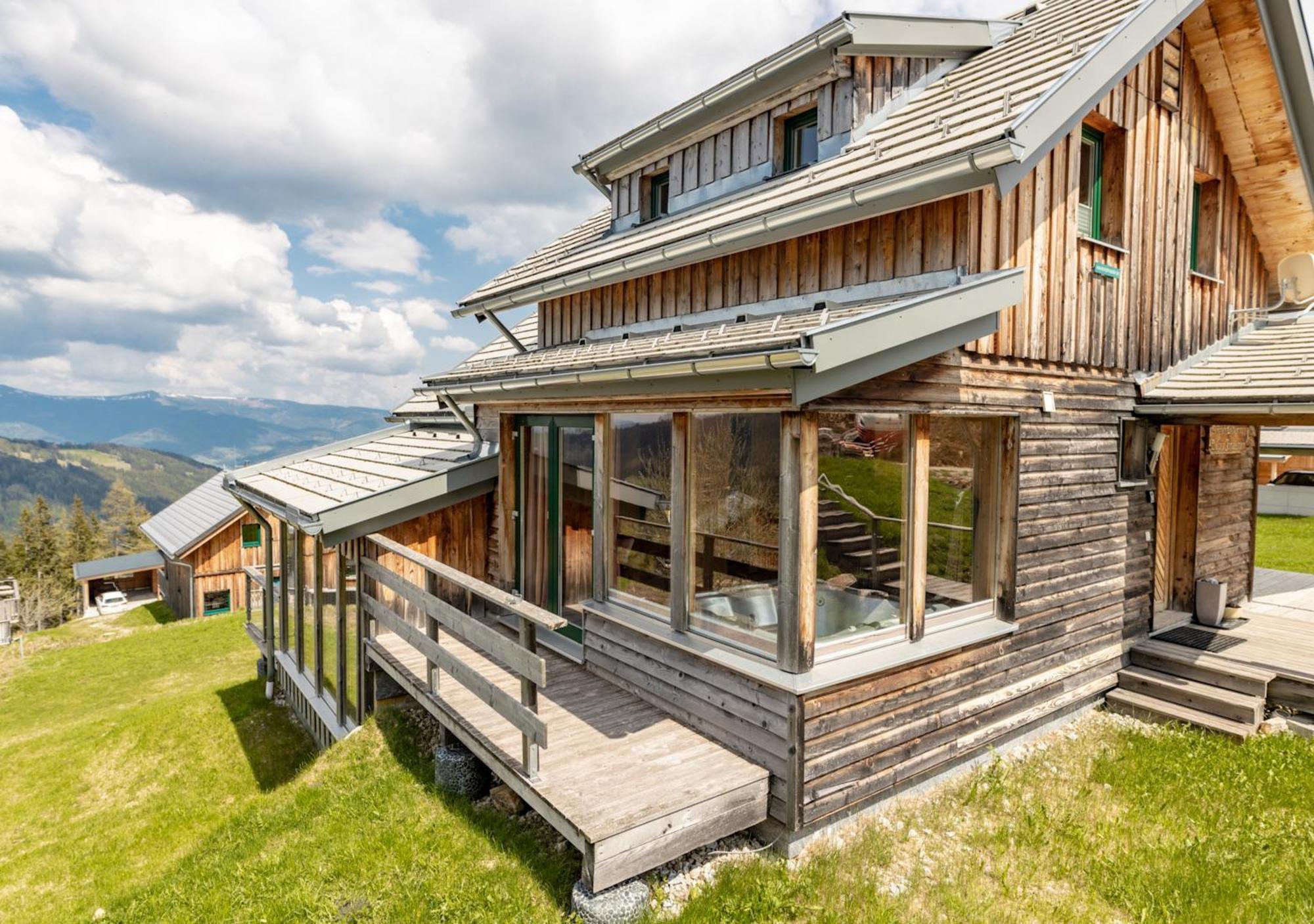1A Chalet '4 Jahreszeiten' Ski Fahren Und Jacuzzi Mit Aussicht! Bad Sankt Leonhard im Lavanttal Eksteriør billede